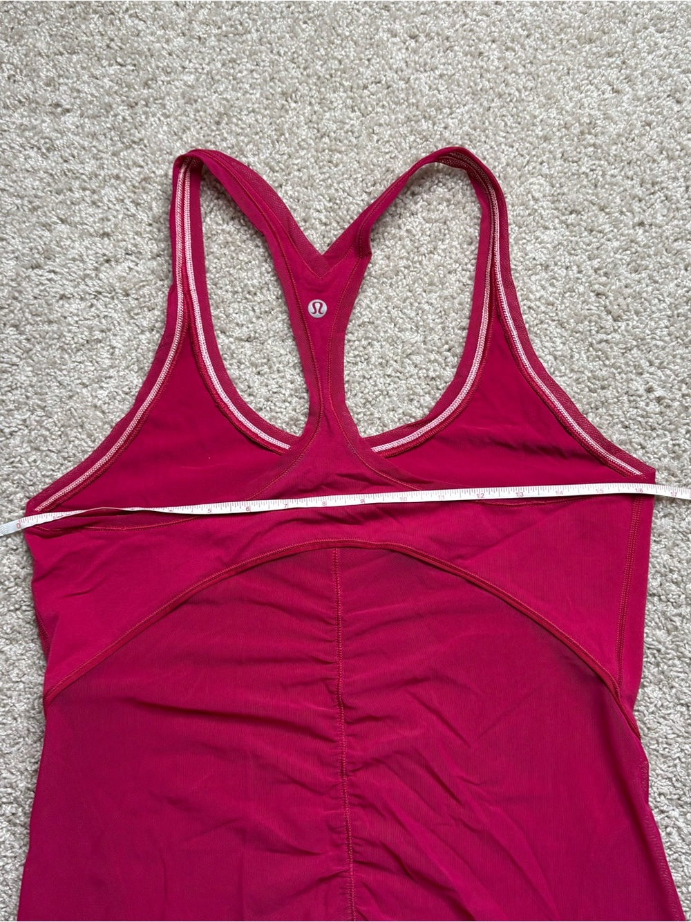 Lululemon Ruched Mesh Back Cool Racerback - Picture 3 of 4